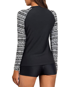 Traje de Baño de Dos Piezas para Mujer, Manga Larga, Protección Solar, Traje de Neopreno, Hecho en Pakistán, Precio Económico, Personalizado - Product Image 3