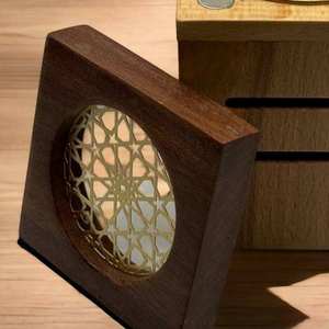 Quemador de Bakhoor de Madera Hecho a Mano, Quemador de Bakhoor de Lujo, Mabkhara Premium, Quemador de Oud de Madera, Quemador de Incienso Decorativo, Aromatizador de Madera - Product Image 5