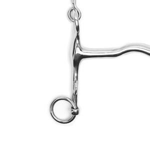 Bocado Pelham Weymouth con Boquilla Port Mouthpiece, Bocado de Acero Inoxidable para Montar a Caballo, Equipo de Equitación y Entrenamiento - Product Image 4