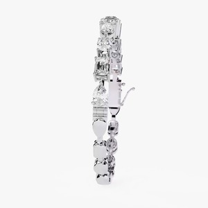 Sparkling Moissanite Diamond Bracelet High Quality 18K Yellow/ White/ Rose Gold Non-Fade Hip Hop Jewelry <b>for</b> <b>Men</b> and Women - Product Image 3