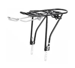 ตะแกรงท้ายจักรยานโลหะทนทาน ชุบเคลือบสีเงินและสีดำ อุปกรณ์เสริมจักรยาน ปรับระดับได้ - Product Image 3