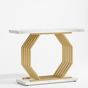 Tavolo Console Regolabile di Lusso in Marmo per Uso Domestico e Alberghiero - Product Image 2