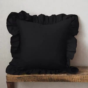 Fundas de Almohada Lavables de Color Sólido, Tejidas en Lino 100% Puro, de Alta Calidad y Personalizadas de Fábrica - Product Image 4