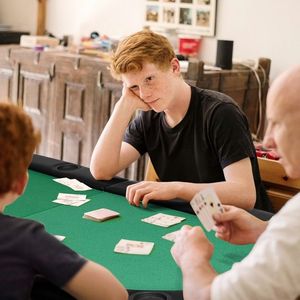 8 Players Foldable Texas Holdem <b>Poker</b> <b>Table</b> for Gaming - Product Image 3