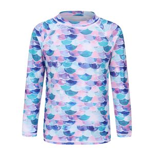 Long Sleeves <b>Swim</b> Quick Dry Printed Loose Fit <b>Men's</b> Sports Workout Compression <b>Shirts</b> <b>Swim</b> - Product Image 1