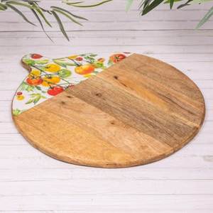 Tabla de cortar de madera de diseño artesanal, tabla de cortar de madera esmaltada, tabla para queso, bloques de cortar a buen precio - Product Image 2