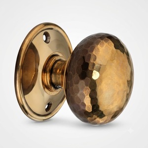 Classic Hammered Solid <b>Brass</b> <b>Door</b> <b>Knob</b> <b>Antique</b> Farmhouse Home Office <b>Door</b> Hardware Durable 128mm Round Design Dhanvi DE-10 - Product Image 1