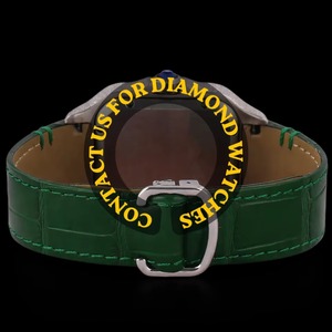 Montre Hip Hop tendance au design unique, sertie de cristaux brillants, pour homme, style streetwear, disponible à prix réduit. - Product Image 4