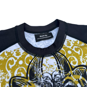 เสื้อรัดกล้ามเนื้อแขนยาว Harry Johnson ลายปีก สีดำขาว โพลีเอสเตอร์ ยูนิเซ็กส์ ลำลอง ใส่ได้ทุกฤดู ไร้ตะเข็บ - Product Image 3