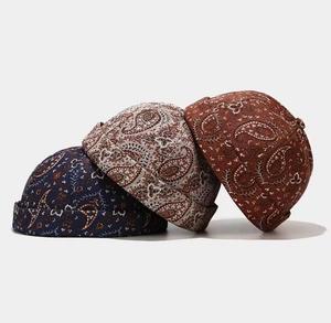 Bonnet unisexe en fil acrylique jacquard, style vintage, ajustable pour adultes, casquette d'hiver décontractée 56-58CM - Product Image 1