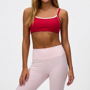 Women Yoga Sports <b>Bra</b> Soft <b>Stretch</b> Padded Low Impact Fitness Workout Gym Activewear Custom Logo Private Label - Product Image 3