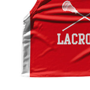 Wholesale Custom Reversible Sublimation <b>Printing</b> <b>Mesh</b> Polyester Lacrosse Jersey Pinnies - Product Image 4