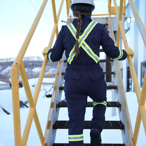 Custom Unisex Industrial <b>Work</b> Coveralls Breathable Reflective Thermal <b>Waterproof</b> Heavy Duty Utility Apparel Manufacturer - Product Image 2
