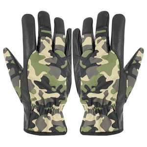 Gants de travail en cuir de chèvre de qualité supérieure pour la sécurité industrielle, avec poignets élastiques, pour hommes adultes. - Product Image 2