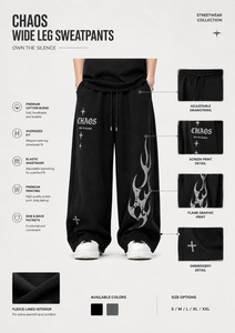 Pantalon de survêtement ample gris pour homme avec imprimé personnage d'anime, taille élastique avec cordon de serrage, respirant, écologique, poids moyen, 100 % coton - Product Image 5