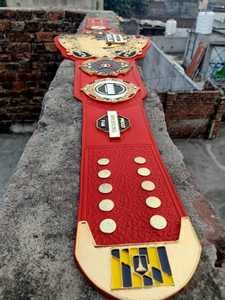 High Demand HOOPER and COMPANY HAC-<b>WB</b>-0014 Customized Wrestling Championship Belt Pu Leather Brass Eco-friendly Unisex - Product Image 4
