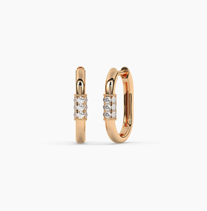 Elegantes Pendientes de Diamantes de Laboratorio con Corte Brillante Redondo, Chapados en Oro de 14 Quilates, Certificados por IGI, para Mujer, Regalo, Joyería de Boda - Product Image 3