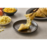 [SGS MANDU] Korean Corn Cheese Dumplings Instant Frozen Food Delicious Appetizer Crispy Pastry Bites Top