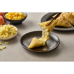 [SGS MANDU] Dumplings Coreanos de Maíz y Queso, Comida Congelada Instantánea, Delicioso Aperitivo, Bocados de Masa Crujiente - Product Image 2