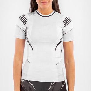 Fabricant de logos personnalisés, tissu polyester et élasthanne, Playera Jiujitsu avec protection, Rashguard pour hommes, chemises Rash Guard MMA - Product Image 1