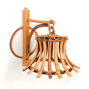 Beautiful Modern Rattan Wall-mounted <b>Sconce</b> <b>Light</b> Indoor Wicker Lamps Willow Wall Lampshade for Bedroom Decor - Product Image 3