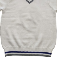 Cardigan d'hiver pour femme à col en V, boutons recouverts, respirant, blanc et bleu, style vintage, Zeta Phi Beta, de la marque Wide Greek House OEM Manufacturer