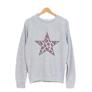 Stylish Ladies Letter Printed Winter Sweatshirt Oversize Hood Premium Anti-Wrinkle Anti-Pilling Breathable Terry 100% Cotton - Product Image 1