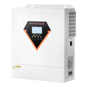 Inverter Solare Ibrido 3000W Tutto-in-Uno, Convertitore di Potenza a Onda Sinusoidale Pura 24V DC 110/120V AC 100A MPPT, Potenza di Uscita 6KW 12KW - Product Image 1