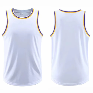 Camisetas de Baloncesto Unisex sin Mangas Antibacterianas Hechas a Medida al por Mayor - Sublimación Impresa Personalizada, Transpirables y de Secado Rápido - Product Image 6