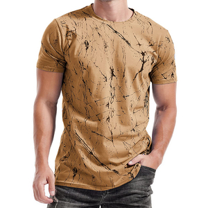 เสื้อยืดดีไซน์เนอร์พรีเมียมสำหรับผู้ชาย ระบายอากาศได้ดี สไตล์ลำลองแนวสตรีทแฟชั่นทันสมัย เสื้อผ้าสไตล์คนเมือง ผ้าพิมพ์ลายโพลีเอสเตอร์/ผ้าฝ้ายแคนวาส แขนสั้น - Product Image 6