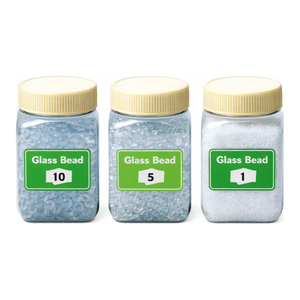 Perlas de Vidrio de 1-10 mm, Marca Korea Ace, en Envase de Botella de Vidrio Sódico-Cálcico, para Dispersión, Filtración y Pulido - Product Image 3
