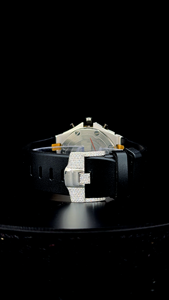Nuevo Reloj de Moda Hip Hop con Esfera y Bisel Redondos con Diamantes de Moissanita VVS y Correa de Goma de Colores Modernos, Reloj de Marca - Product Image 5