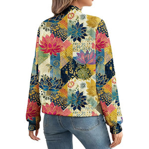 Chaquetas Bomber de Piel de Oveja de Primera Calidad para Mujer, Chaqueta Cortavientos Elegante, Prenda Exterior de Moda con Parche de Chenilla, OEM, para Motociclismo - Product Image 6