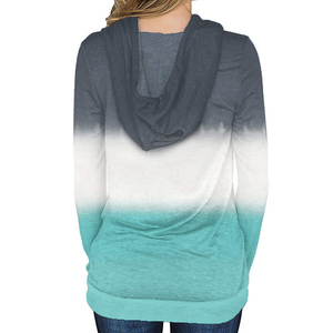 Sudaderas con capucha de talla grande para mujer, servicio OEM, sudadera con cremallera personalizada, forro polar, cómoda y a la moda. - Product Image 6