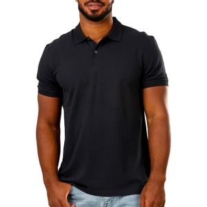 Alta calidad hombres 100% algodón para Polo manga corta secado rápido transpirable sólido venta al por mayor precio barato logotipo personalizado superior - Product Image 6