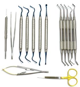 Kit de Cirugía de Implantes Dentales Manual, Juego de Herramientas para Injerto Óseo Tipo Hongo, Elevación de Seno y Túnel Vista TID 745 CE - Product Image 3