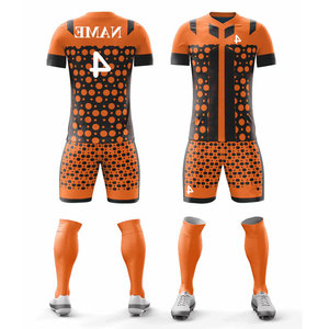 Fabricant de maillots de football américain personnalisés, respirants et anti-transpiration, uniforme d'équipe unisexe pour adultes à manches courtes - Product Image 1
