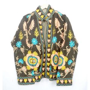 Chaqueta Cotrise Étnica Bordada al por Mayor para Mujer, Abrigo de Otoño/Invierno, Diseño Tradicional Premium, Algodón Transpirable Ecológico - Product Image 1