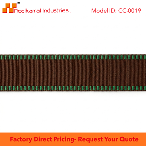 Ruban gros-grain plissé vert turquoise de 25 mm, 100 % polyester, pour décorations de Noël et scrapbooking – Fournisseur d'usine - Product Image 6