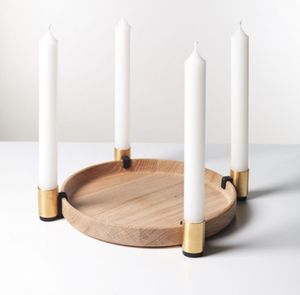 Ensemble de bougeoirs rustiques en bois à prix de gros – Décoration de table de luxe pour la maison - Product Image 3