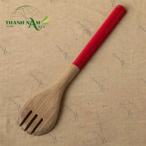 Cucharas de bambú hechas a mano estilo de diseño clásico artesanal vietnamita para obsequios - Product Image 4