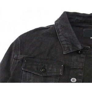 Chaqueta Vaquera de Diseño Personalizado para Hombre, Chaqueta Vaquera Azul Clásica, Chaqueta Vaquera Informal de Estilo Urbano, Fabricante Mayorista - Product Image 6