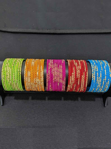 Ensembles de Churiyan brodés à la main sur mesure, 12 pièces, nouvelle mode, magnifiques bracelets pour filles, main gauche et droite, designs personnalisés - Product Image 4