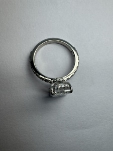 PT950 Platinum Radiant & Round Lab Grown Diamond Ring | 4.61 CT Fine Jewelry - Product Image 5