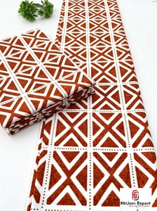 Tissu Popeline Léger 100% Polyester Imprimé Wax Ankara du Ghana de Qualité Supérieure, Fabrication Textile Personnalisée OEM ODM pour la Mode et l'Habillement - Product Image 4