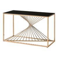 Table console pliable ultra-mince moderne avec cadre en fer et bord en dalle de roche, meuble d'entrée peu encombrant pour hôtels et appartements
