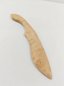 Couteau en bois compostable de haute qualité pour la crème glacée, les desserts, la restauration et les événements en plein air - Product Image 2