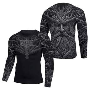 Camiseta Deportiva de Compresión Profesional para Entrenamiento, Gimnasio, Fitness y Artes Marciales - Product Image 3