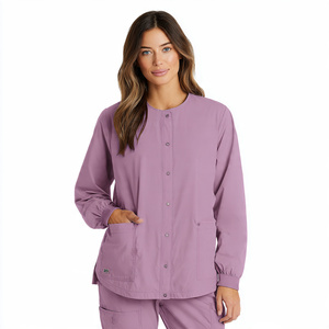 Blouses d'infirmière, veste médicale, veste en tricot 100% coton, uniformes d'hôpital personnalisés pour les médecins - Product Image 6