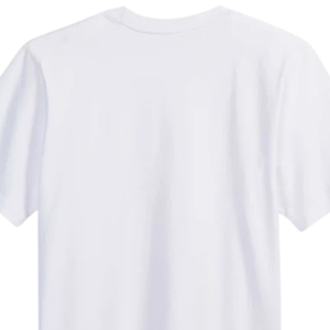 เสื้อยืดผู้ชายไซส์ใหญ่ สีขาว ผ้าฝ้ายพรีเมียม คอกลม แขนสั้น สไตล์ลำลอง โอเวอร์ไซส์ ทนทาน ใส่ได้ทุกวัน สตรีทแวร์ - Product Image 4
